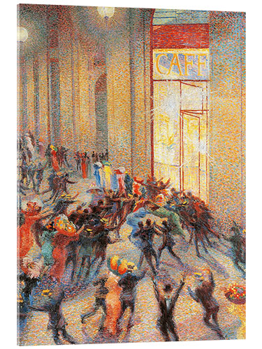 Akrylglastavla Riot in the Gallery