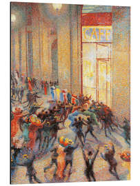 Magnettafel Schlägerei in der Galerie