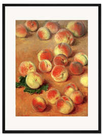 Gerahmter Kunstdruck Pfirsiche