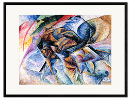 Framed art print Dynamism of a Cyclist