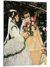 Magnettafel Frauen im Garten (Detail)