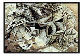 Gerahmter Kunstdruck Die Gebühr der Lancers