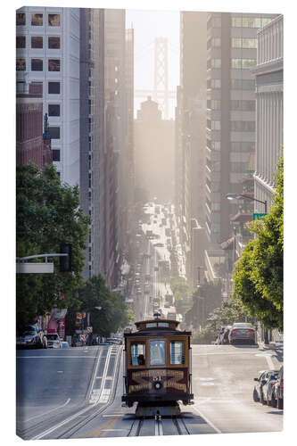 Lienzo Tranvía en San Francisco