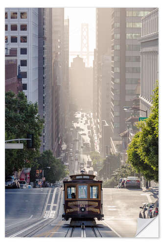 Wall sticker Cable car in San Francisco