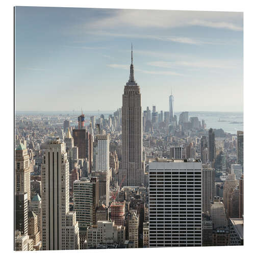 Gallery Print Skyline von Manhattan mit Empire State Gebäude, die Stadt New York, USA