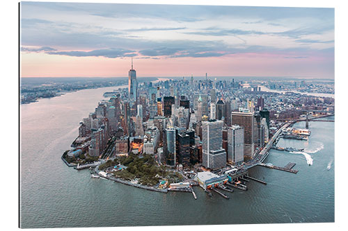 Gallery print Aerial view of lower Manhattan, New York