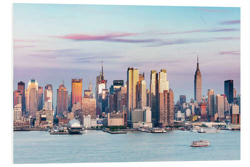 Tableau en PVC Midtown Manhattan Skyline, New York