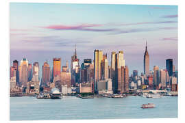 Stampa su PVC Midtown Manhattan Skyline, New York