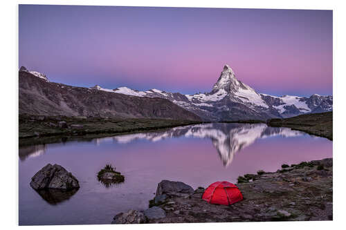 Stampa su PVC Sunrise at Matterhorn - Valais, Switzerland