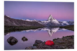 Quadro em PVC Sunrise at Matterhorn - Valais, Switzerland