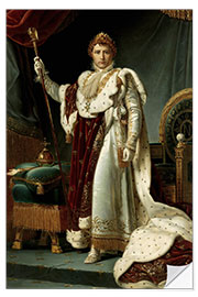 Selvklæbende plakat Portrait of Emperor Napoleon