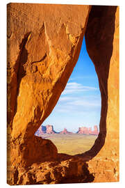 Lienzo Teardrop arch sunset, Monument Valley, Arizona, USA