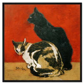 Gerahmter Kunstdruck Die Katzen