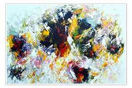 Wandbild Colorful abstract - Theheartofart Gena