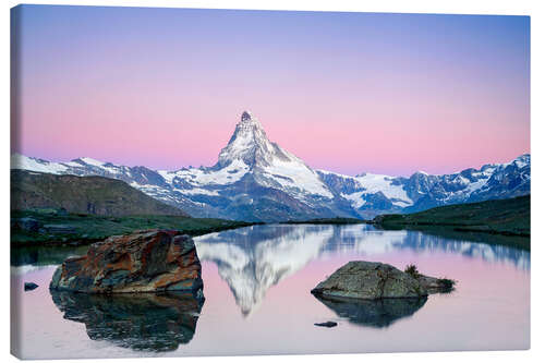 Canvas print Sunrise at Matterhorn