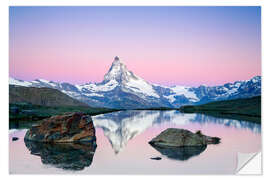 Wandsticker Sonnenaufgang am Matterhorn