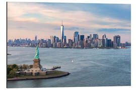 Magnettafel Freiheitsstatue und World Trade Center, New York