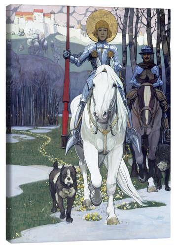 Lerretsbilde Saint George: Saint George rides out