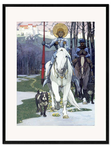 Framed art print Saint George: Saint George rides out