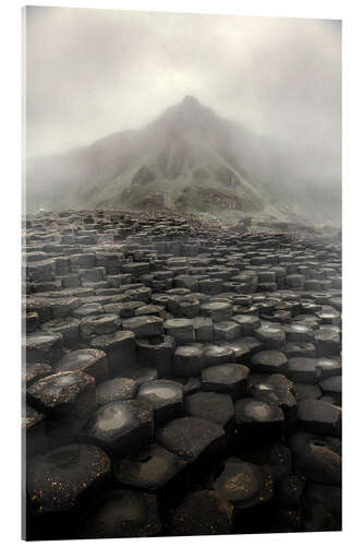 Acrylic print Giant's Causeway at dawn