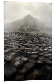 Foam board print Giant's Causeway at dawn