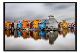 Gerahmter Kunstdruck Reitdiephaven