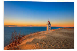 Aluminium print Lighthouse in the dunes