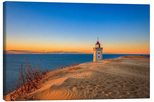 Obraz na płótnie Lighthouse in the dunes