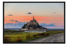 Gerahmter Kunstdruck Mont Saint-Michel