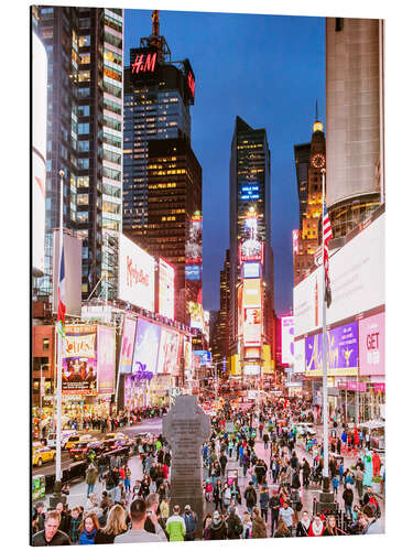 Aluminiumtavla Times Square at night, New York City