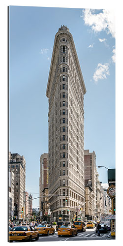 Gallery Print Flatiron Building mit Taxis