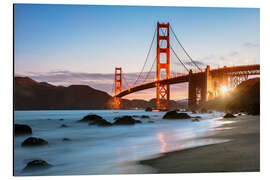 Magnettafel Golden Gate Bridge mystisch