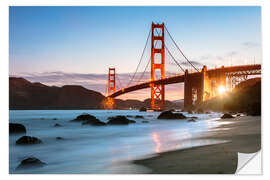 Wall sticker Golden Gate Bridge mystical