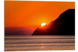 Gallery Print Sunset in Cinque Terre