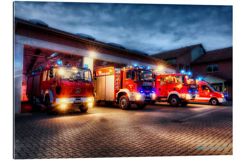 Gallery print German Firetrucks