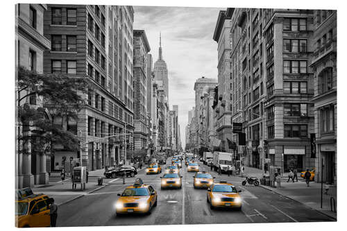 Acrylic print NYC 5th Avenue Traffic I