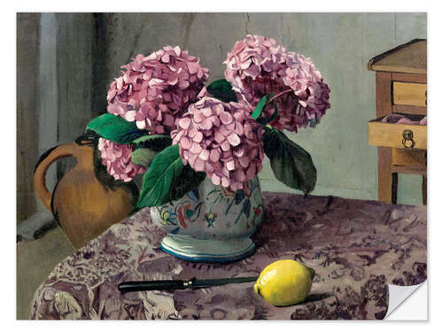 Wall sticker Hydrangeas and Lemons