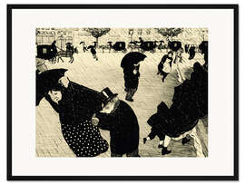 Gerahmter Kunstdruck Die Dusche