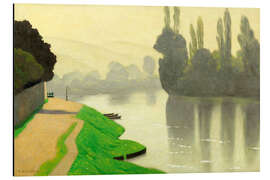 Magnettafel Brume de matin aux Andelys