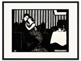 Gerahmter Kunstdruck Die Lüge