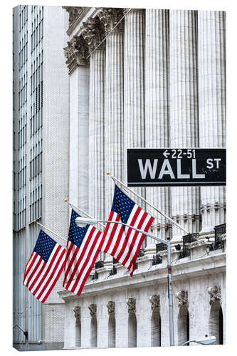 Lærredsbillede Wall Street, New York Stock Exchange I