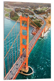 Gallery Print Fliegen über Golden Gate Bridge, San Francisco, Kalifornien, USA