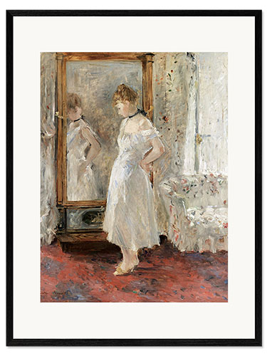 Ingelijste kunstdruk The mirror