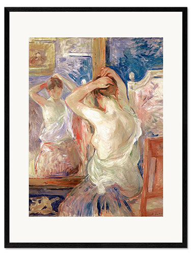 Framed art print In front of the mirror