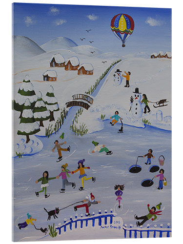 Akrylbilde Winter