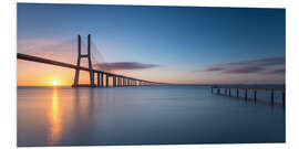 Foam board print Ponte Vasco da Gama