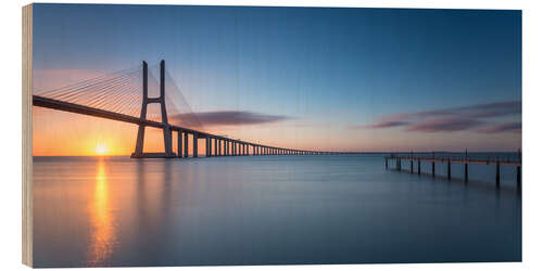 Cuadro de madera Ponte Vasco da Gama