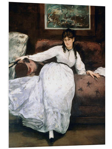 Cuadro de PVC The rest or Portrait of Berthe Morisot