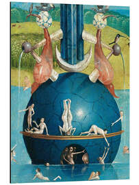 Aluminium print The Garden of Earthly Delights - Mankind Before the Flood (detail) VI - Hieronymus Bosch