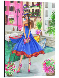 Alubild Gondeln im Sommer